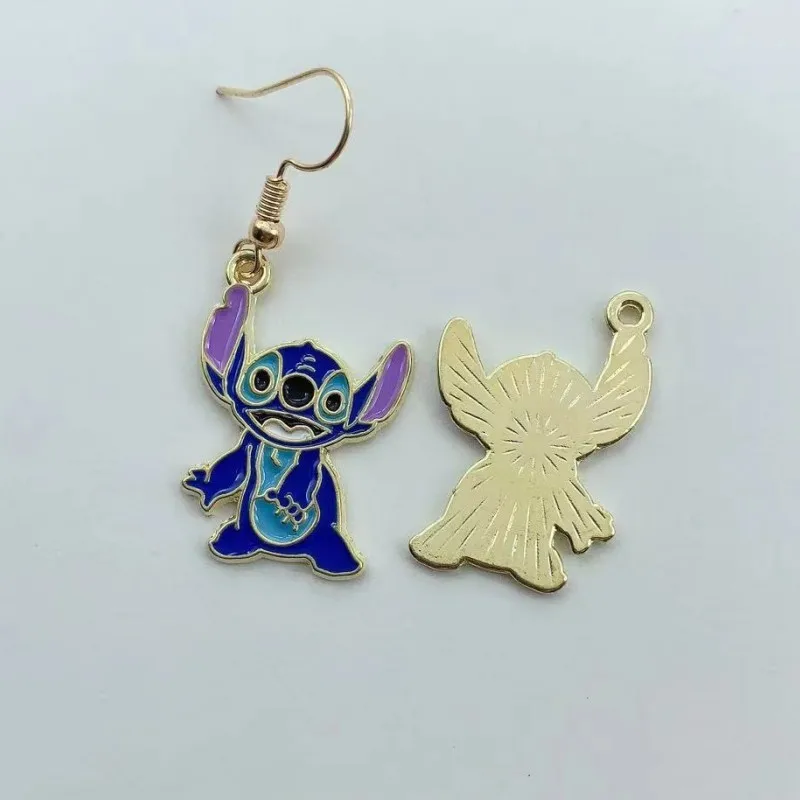 Kawaii Disney Stitch collana orecchini braccialetto cartone
