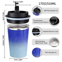 Stainless Steel Coffee Mug Tumbler Smart Travel Thermos Cup Temperature Display Insulated Car Water Cup Portable Vacuum Flasks 6
