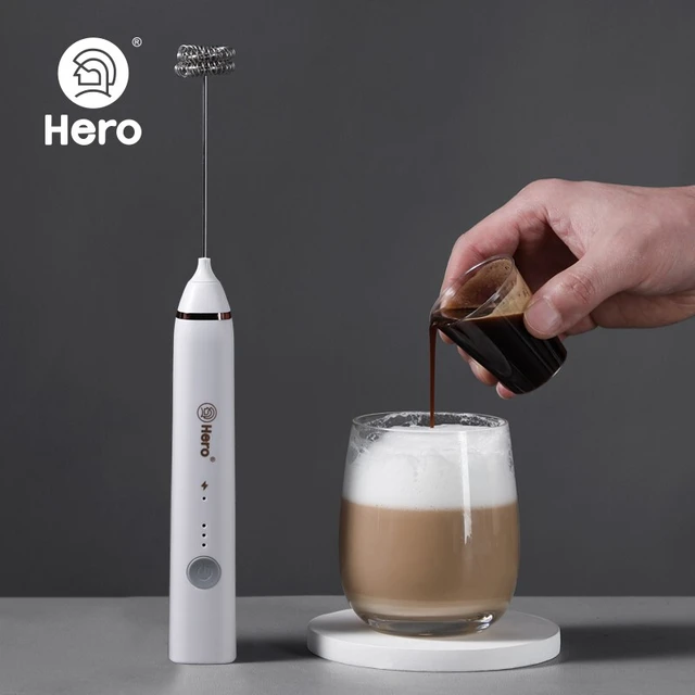 Handheld Milk Frother Electric Portable Foam Beater Coffee Blender Drink  Mixer Milk Foamer Mini Whisk For Frappe Latte Matcha - AliExpress