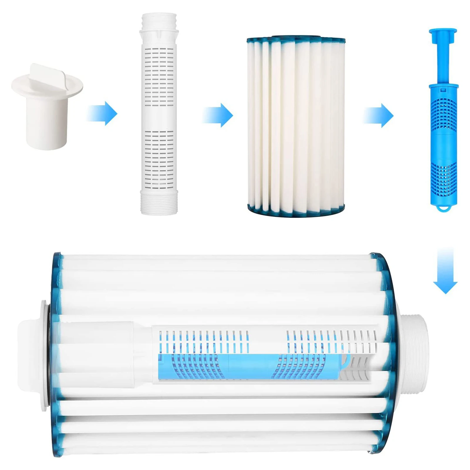 Swimming Pool SPA Mineral Sanitizer Stick Hot Tub Water Cleaning Purifier Kitchen Sink Filter Filter Fountain Spring Accessories