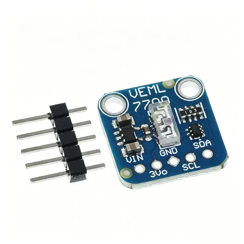 【C】1 세트 120k Lux 조도 측정 센서 보드 VEML7700 주변광 센서 모듈 라즈베리 파이용 3.3V 5V I2C IIC 인터페이스