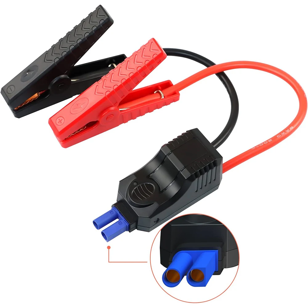 Intelligent Car Cigarette Lighter Adapter Clip 12V DC Adapter Cable For Jump Starter