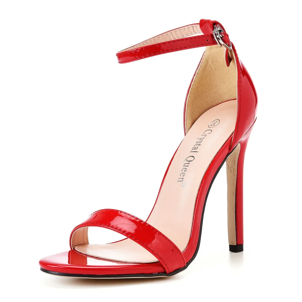 PlatiNum Stiletto Sandals Buckle Detail