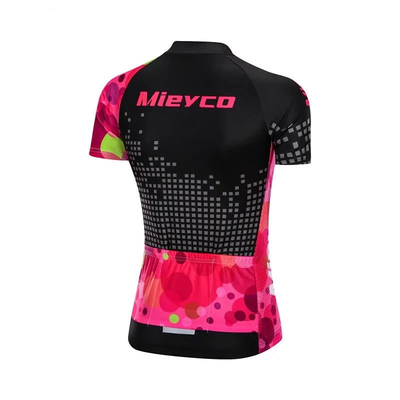 Mieyco Women Summer Short Sleeve Cycling Jersey Bicycle Road MTB bike Shirt Outdoor Sports Ropa ciclismo Clothing Breathable