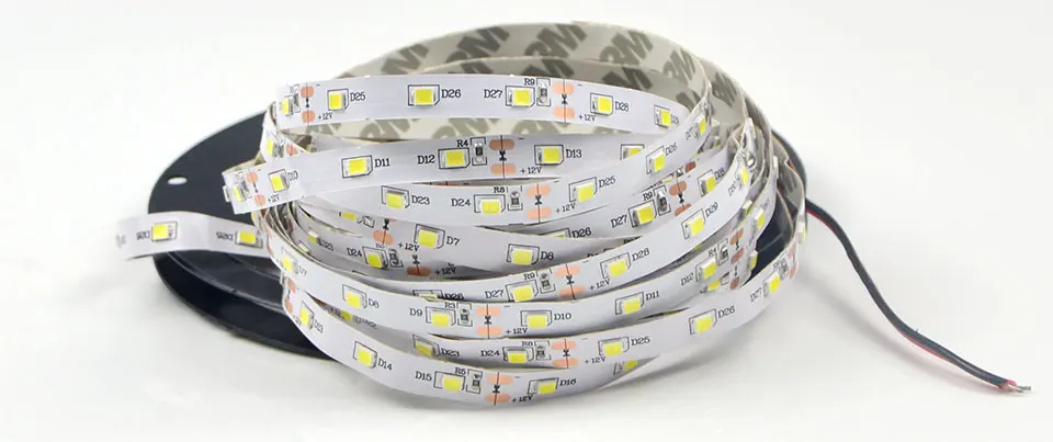 Description Picture 4 of item5M 12V LED Strip Light 2835 Blue Red RGB Led Lights for Room Wall Decoration Lighting 60LEDs/M Flexible LED Diode Tape Ribbon