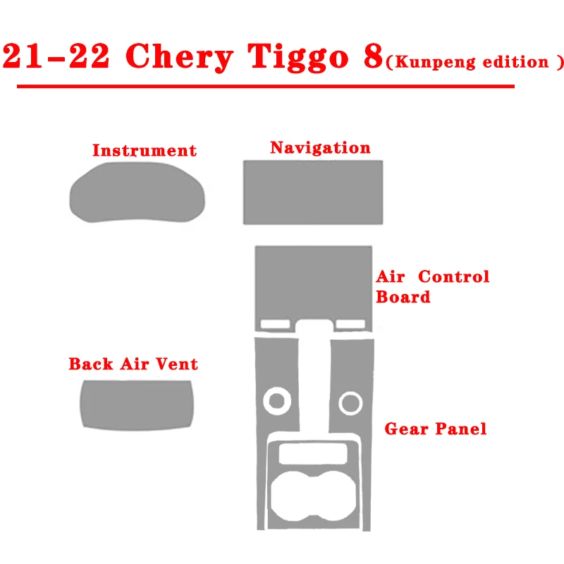TPU ڵ  г Ǳ ׺̼ ȭ ʸ ȣ ƼĿ, Chery Tiggo 7 7pro 8Pro 2019 2020 2021 Ƽ ũġ
