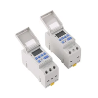 Free shipping THC15A Din Rail 2 wire Weekly 7 Days Programmable Digital TIME SWITCH Relay Timer Control AC 220V 230V 12V 24V 16A 2