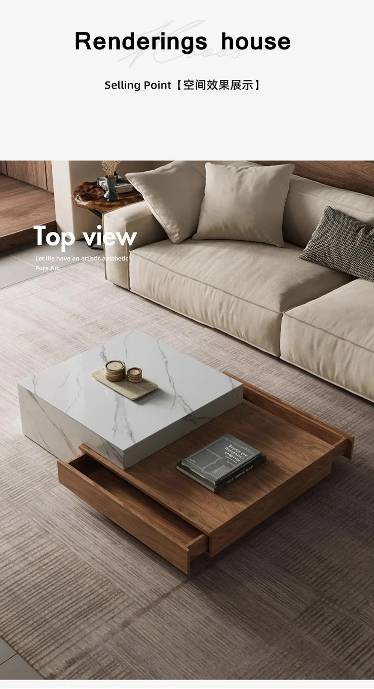 Luxury Modern Side Table Italian Japanese Unique Aesthetic Standing Coffee Table Designer Art Accessories Couchtisch Furniture