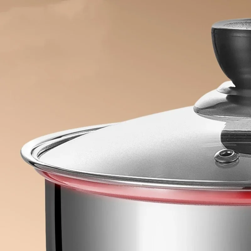 Stainless Steel Soup Pot Cooking Pots For Kitchen Induction Cooking Pot Small Heat Resistant Cookware 1Pcs 18/20CM