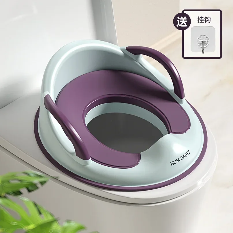 Children's Toilet Seat Large Toilet Seat Children's Home Safety Plastic Seat Cushion 5