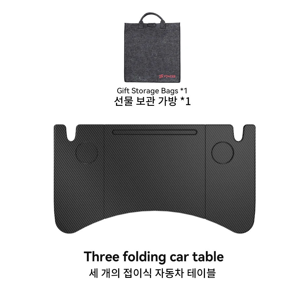 Mesa de mesa yz para tesla modelo 3 y highland juniper 2021-2025, volante de carro, bandeja para laptop, mesa de comida portátil