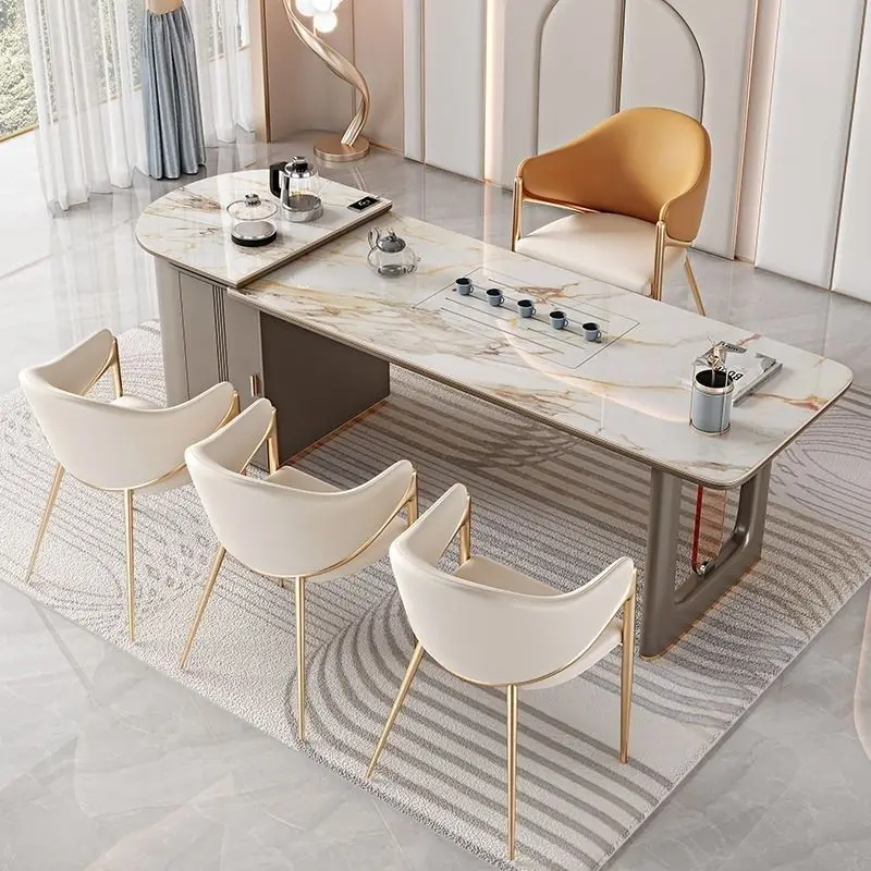 Dining Chair Light Luxury High-End Italian Home Online Red Chair Modern Minimalist Hotel Villa Restaurant Leisure Chair