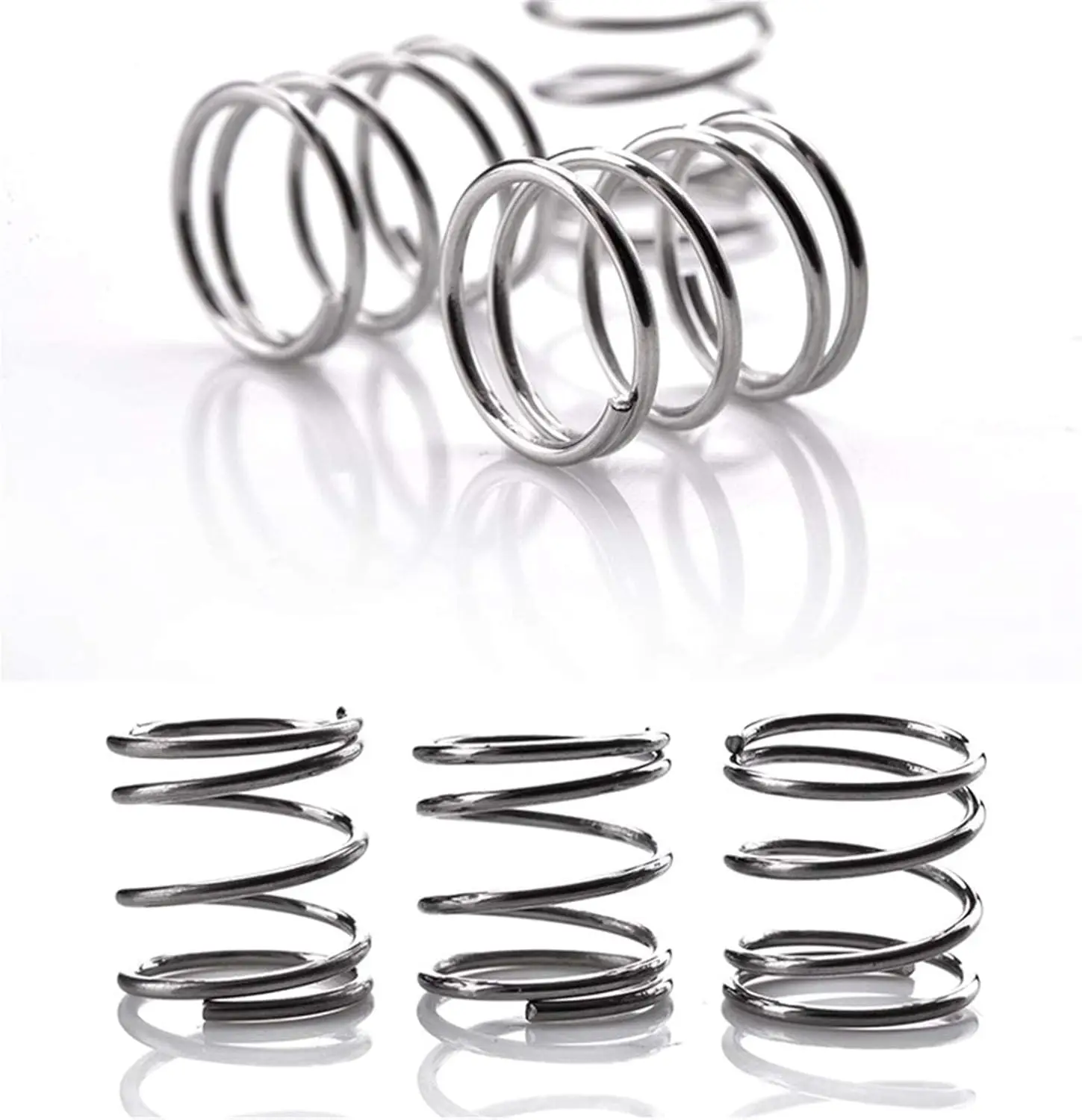 Small Compression Springs 10-20pcs/Lot 0.4mm Stainless Steel Micro Small Compression Spring OD 3 ...