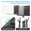 17in Led Panel Video 90w Ring Light Board Cold/Warm Photo Studio Kit With Remote Control For Photography/Makeup Manicure Light 2