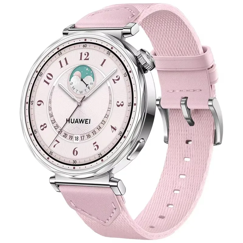 Elegant 18mm Leather Strap - Premium Composite Woven Nylon Women's Wristband