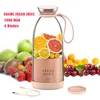 New Portable Blender 500ml Rechargeable Electric Orange Juicer Machine Personal Fresh Juice Blender Smoothie Cup Fruit Mixer 1