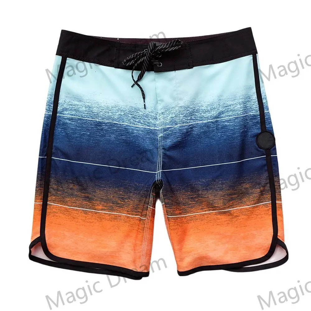 2024 Jun Summer New Waterproof Beach Shorts Men Phantom Bermuda Board Shorts Swim Quick Dry Casual Diving Surfwear Plus Swimwear 3