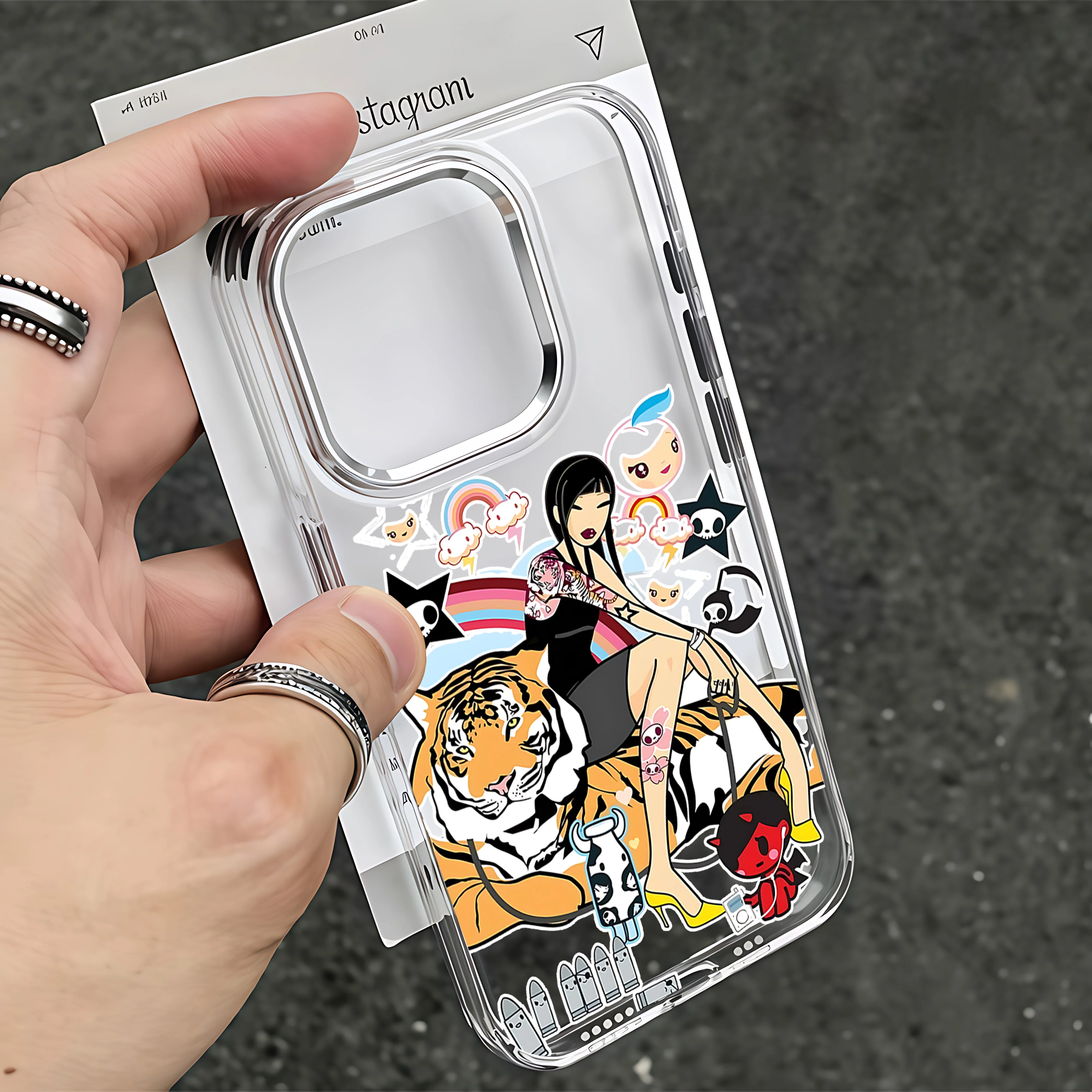 Cartoon Tokidokis Phone Case For iPhone 17 16e 16 15 14 13 12 11 mini Pro Max X XR XSMAX 8 7 Air Plus Transparent Soft Cover 3