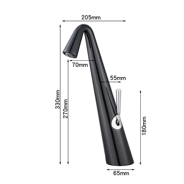 ก๊อกอ่างล้างหน้าอ่างล้างหน้าอาร์ตระเบียงห้องน้ําร้อนและเย็น 6