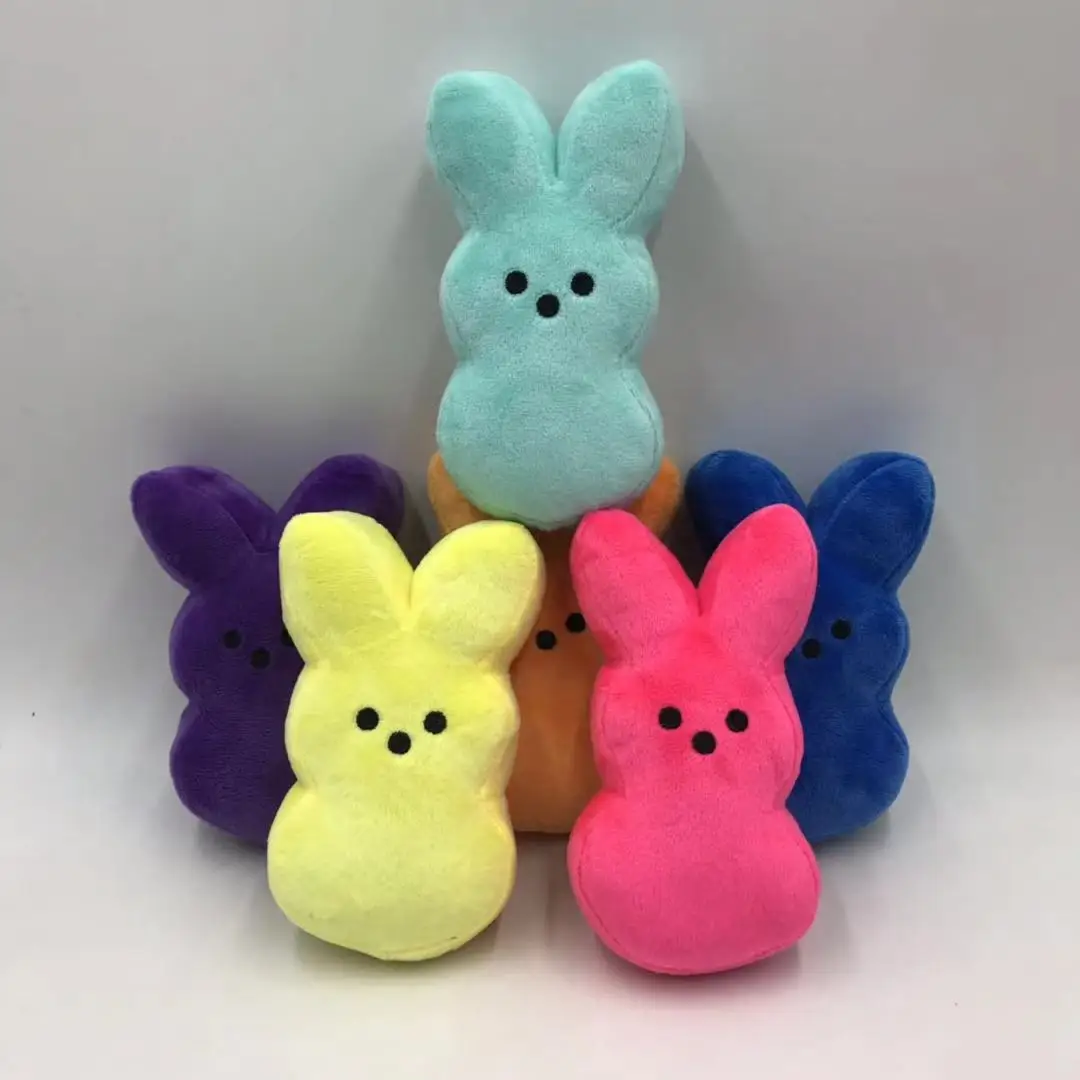 15cm Peeps Plush Bunny Rabbit Peep Easter Toys Simulation Stuffed