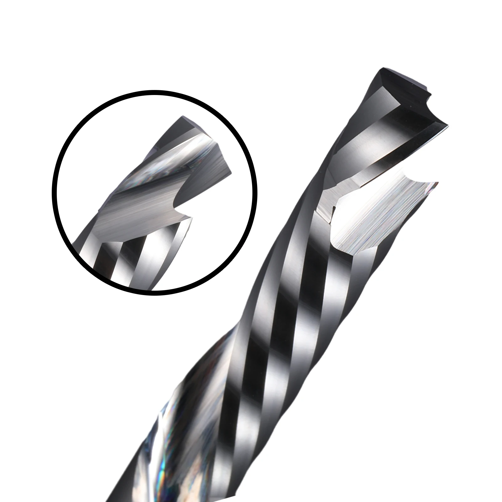Premium Spiral Up & Down Cut Woodworking Router Bit - 1F Milling Cutter for Solid Wood & Density Board