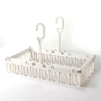 Balcony Non-slip Drying Rack Multifunctional Strong Load-bearing Capacity Multi-clamp Design Windproof Drying Rack 1