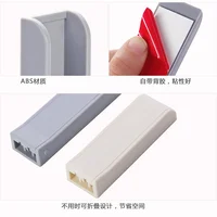 Foldable Wall Mounted Hanging Rack Bathroom Adhesive Holders Space Saving Door Hooks Hangers Punchless Drying Racks Accessories 2