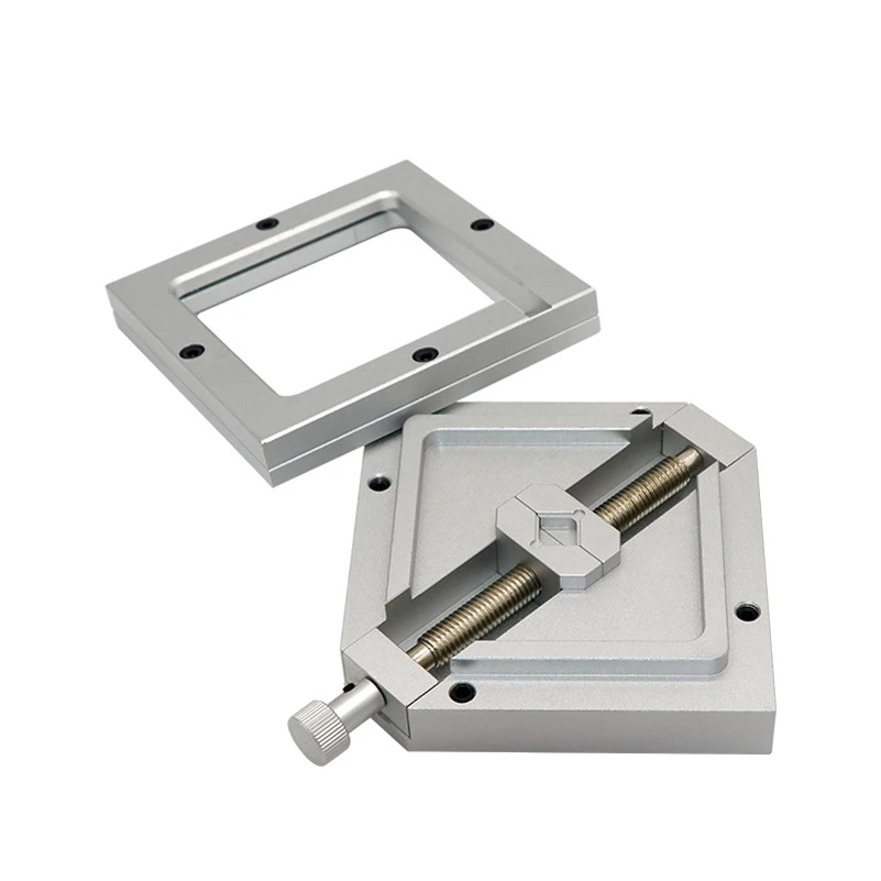 

90MM Silver BGA Reballing Station Stencils Template Holder Foxture Jig For PCB Chip Soldering Rework Repair