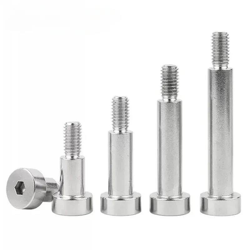 M2 M2.5 M3 M4 M5 M6 M8 M10 304 Stainless Steel Hex Socket Cap Head Roller Bearing Shoulder Screw Allen Bolt