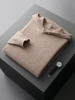 ADDONEE Men Hooded Pullover Cashmere Sweater Autumn Winter 100% Merino Wool Knitwear Smart Casual Sweater Korean Fashion Tops 3