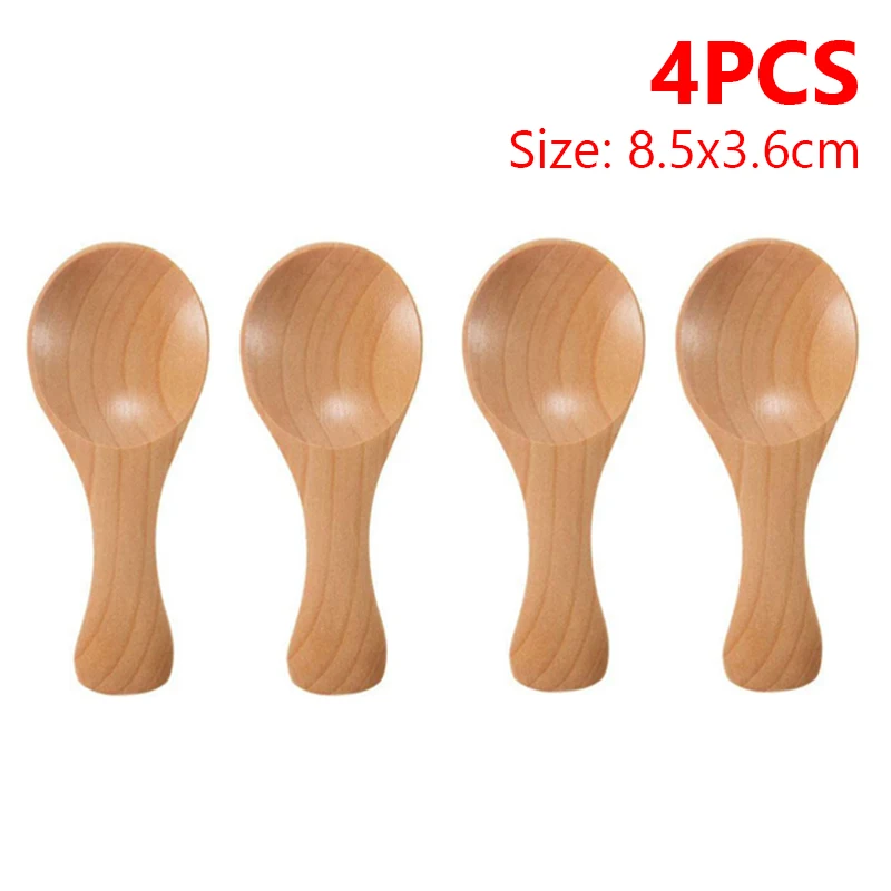 Natural Wood- 4pcs