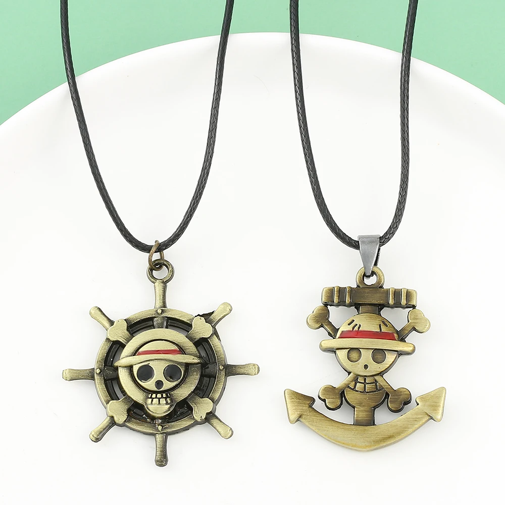 LACKINGONE Anime One Piece Style Cadeau Anniversaire Pendentif Collier  Cosplay Jouets Bijoux Accessoires, Metal