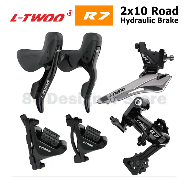 LTWOO R7 2x10S Road Groupset Shifters Rear/Front Derailleurs