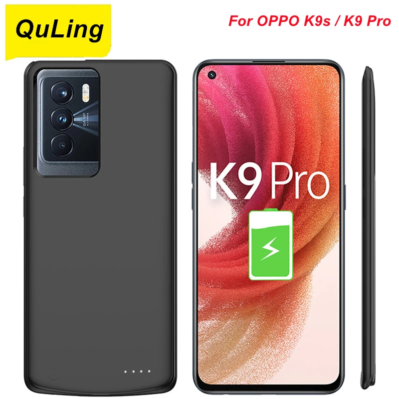 

10000 мАч для OPPO K9 Pro Чехол для аккумулятора K9s 5G чехол для аккумулятора зарядное устройство чехол для OPPO K9s чехол для аккумулятора