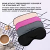 Sleeping Eye Mask Block Out Light Ice Silk Warm And Cool Dual Use Adjustable Soft Travel Light Blocking Breathable Eye Mask 5