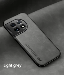 Luxury Silicone Soft Phone Case - Premium Protection Cover for OnePlus 15 (Light grey)