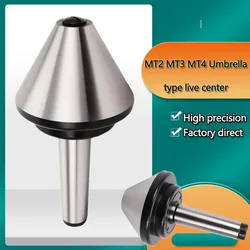 MT2 MT3 MT4 MT5 mt5 morse tapper cone mushroom head center umbrella-type rotating center high precision CNC lathe live thimble