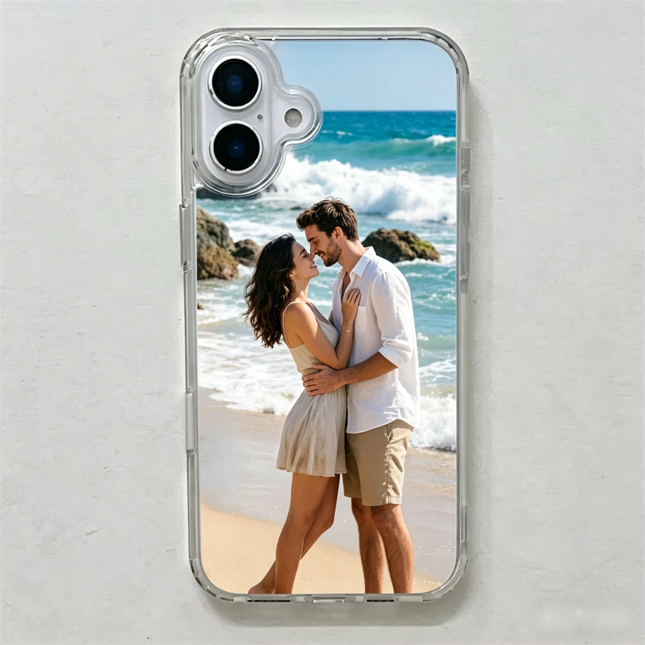 Premium Transparent Magnetic Phone Case - Custom Design