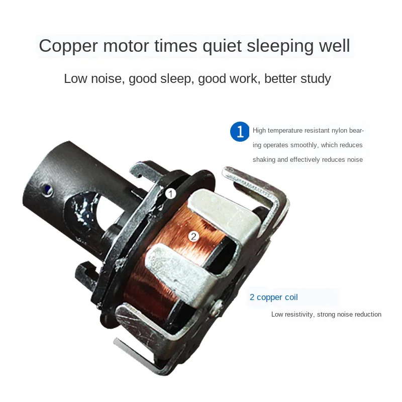 220V EU Mini Ceiling Fan Energy-Saving Anti-Mosquito Summer Cooling Fans Cooler for Home Dormitory 6 Blades