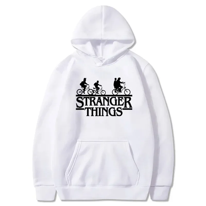 Autumn Strange Tales Hoody Fun Stranger Print Men Hoodies Sweatshirts Hip Hop Streetwear Plus Fleece Pullover Casual Sportswear 2