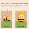 Children's 2-in-1 Inverted Bee Fishing Toy Male and Female Early Education Puzzle Fishing Game Set 6