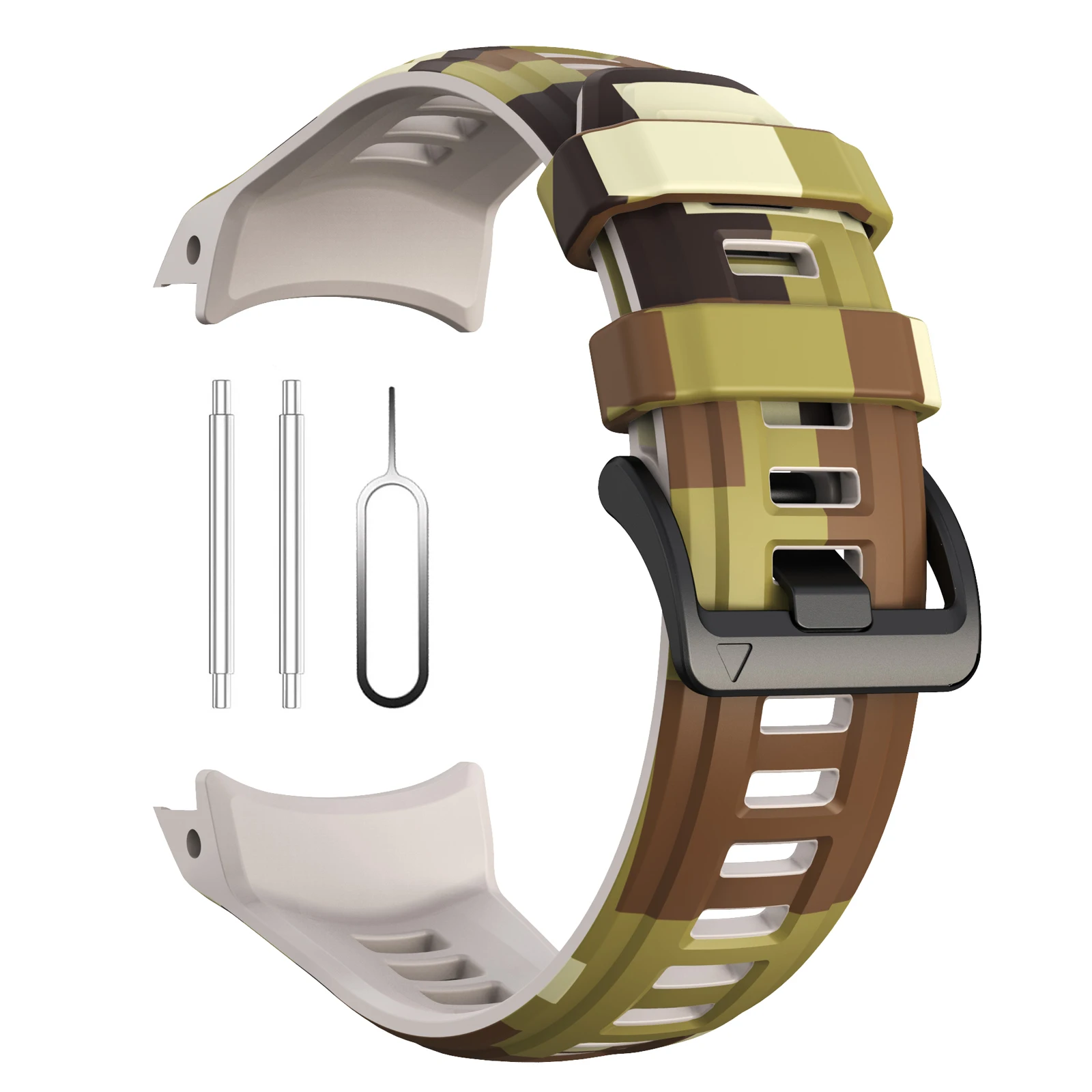 Breathable Sweatproof Stylish Silicone Watch Band with Quick Release and Multiple Designs