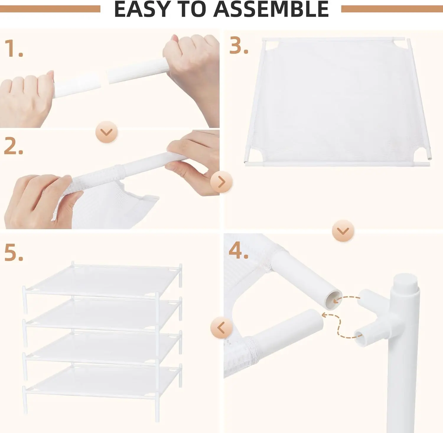 Sweater Drying Rack, Mesh Clothes Drying Rack, Stackaable Laundry Drying Rack, Lay Flat Dryer for Delicates, Portable Dry Rack 6