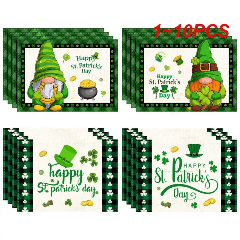 

1~10PCS Durable Placemats Decorative Corrosion Resistance No Fading Easy To Carry Nordic Style Table Accessories