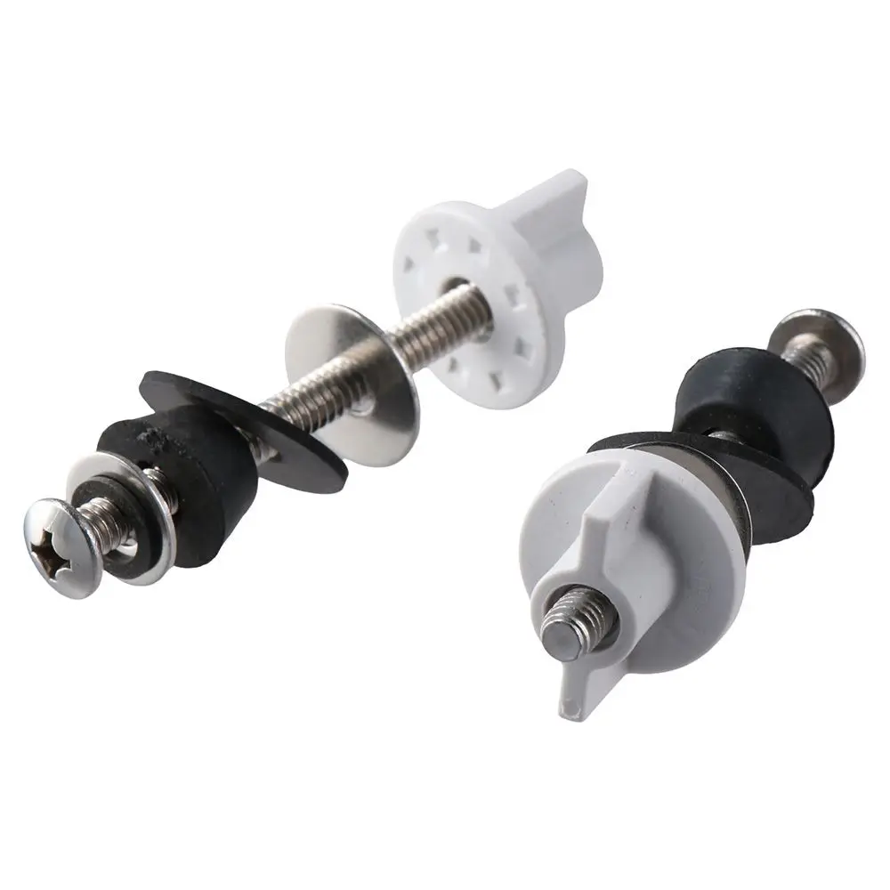 Toilet Seat Accessories Toilet Seat Screws Bolts Replacement Universal Stainless And Rubber Washers For Fixing Top Mount Toilet Seat 2 Pieces
