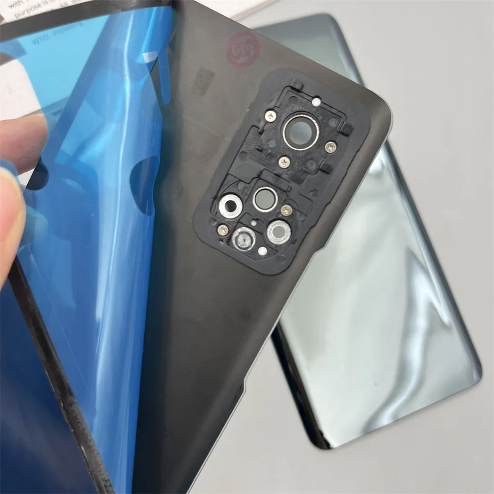 Honor 50 NTH-AN00 NTH-NX9 배터리 뚜껑 커버 교체 부품 후면 하우징 케이스 Honor50 (카메라 렌즈 및 접착제 포함)