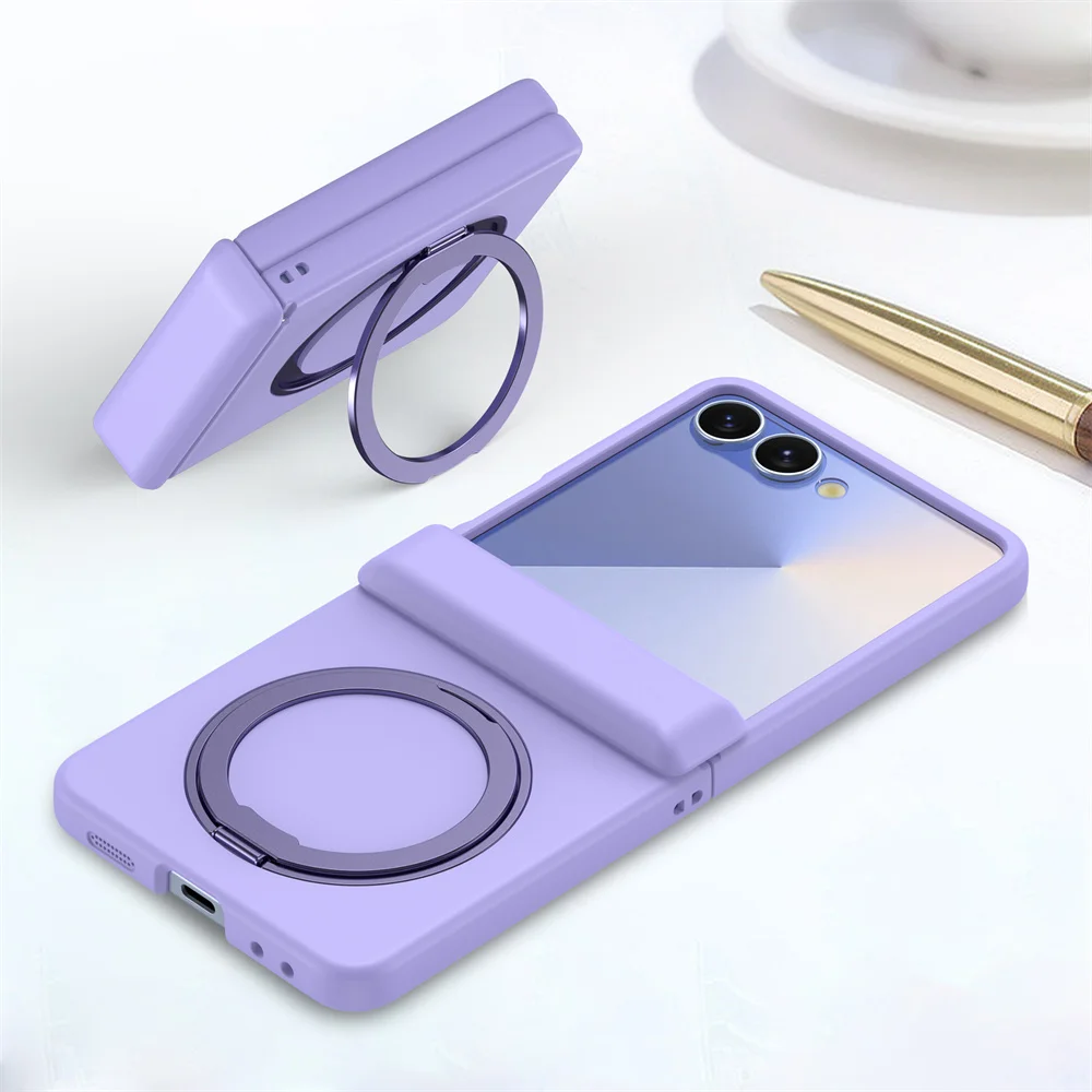 Magsafe Magnetic Phone Case with Hinge Protection & Kickstand