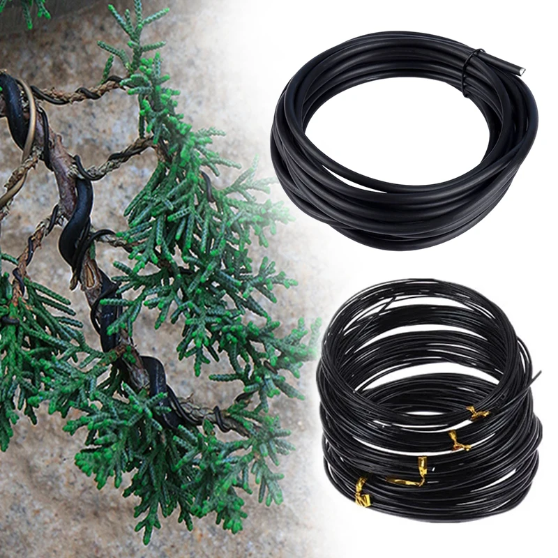 Bonsai Wire Plant Support Branches Bend Fixing Anodized Aluminum Bonsai Training Wire Plant Shapes 5M 1-3mm Garden Accessories