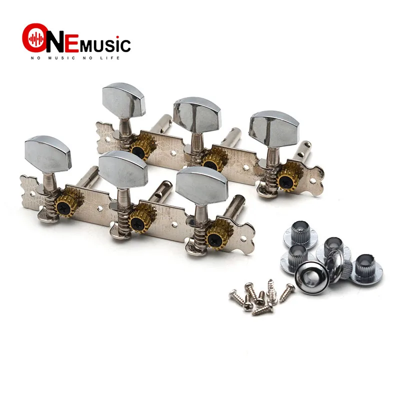 ASetof2PcsChromeTwoHoleSteelLegClassicalGuitarTuningPegs
