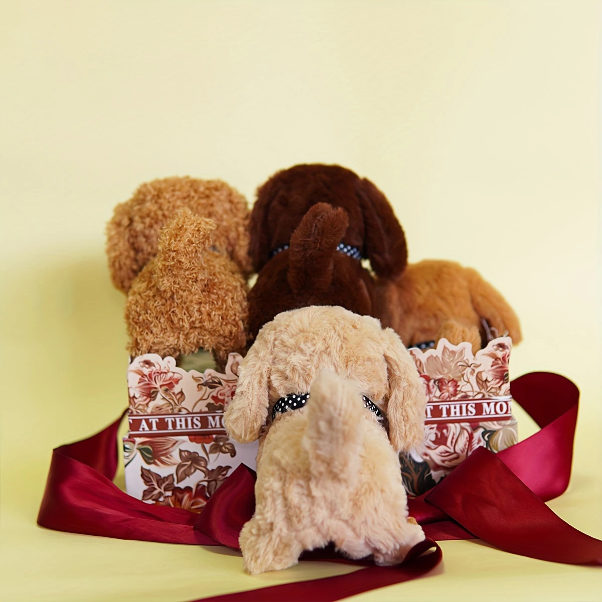 Plush Puppy, Electronic Interactive Toy Walking, Barking, Wagging Tail, Stretching Puppy Children's Gift (Teddy Dog) Christmas 2